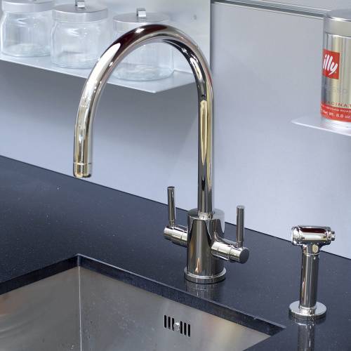 ORBIQ 'C' Spout Kitchen Tap with Rinse