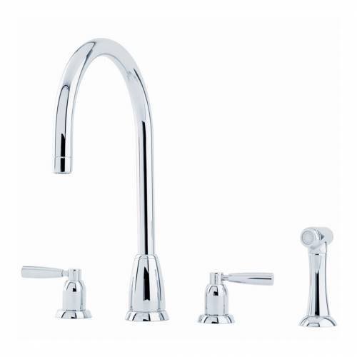 CALLISTO 4891 Four Hole Kitchen Tap with Rinse