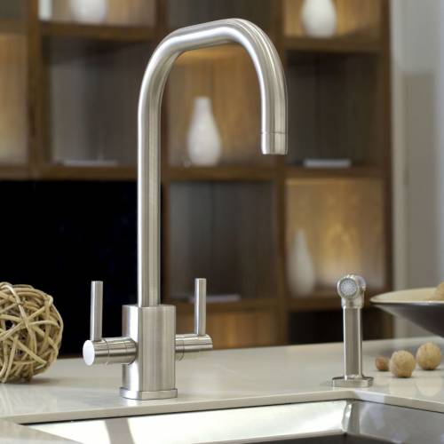 RUBIQ 'U' Spout Kitchen Tap with Rinse