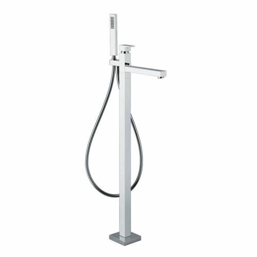 FERVOUR Floor Standing Bath Filler Tap with Shower Handset