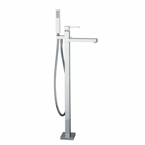 ZEAL Floor Standing Bath Filler Tap with Shower Handset