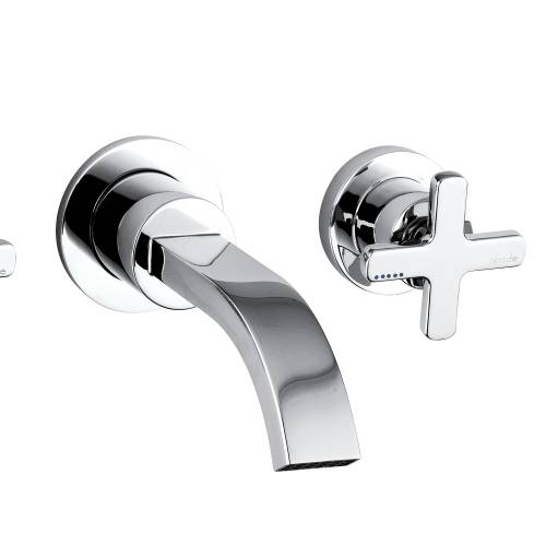 SERENITIE Wall Mounted 3 Hole Bath Mixer Tap