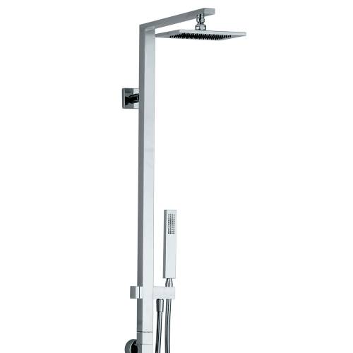 Square Wall Mounted Thermostatic Shower Post