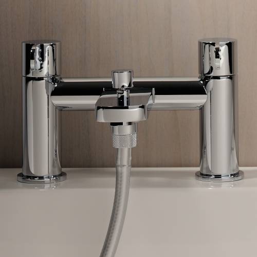 BLISS Deck Mounted Bath Shower Mixer Tap with Shower Handset