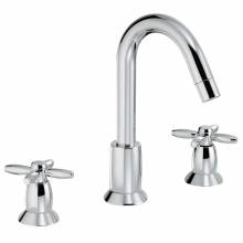 Opulence Deck Mounted 3 Hole Basin Mixer Tap