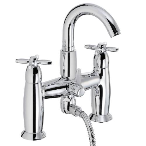 OPULENCE Deck Mounted Bath Shower Mixer Tap with Shower Handset