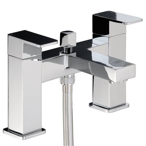 FERVOUR Deck Mounted Bath Shower Mixer Tap with Shower Handset