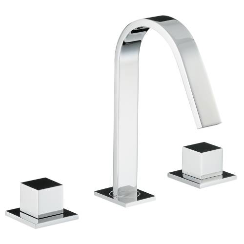 ZEAL Deck Mounted 3 Hole Basin Mixer Tap