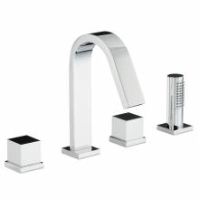 ZEAL Thermostatic Deck Mounted 4 Hole Bath Shower Mixer Tap