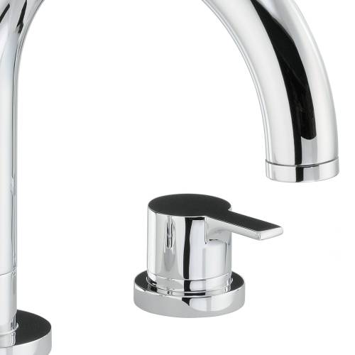 DESIRE Thermostatic Deck Mounted 3 Hole Bath Mixer Tap