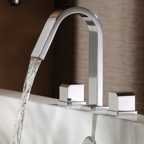 Extase Thermostatic Deck Mounted 3 Hole Bath Mixer Tap