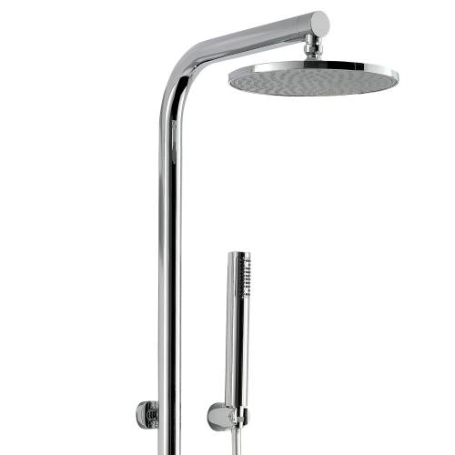 Circular Wall Mounted Thermostatic Shower Post