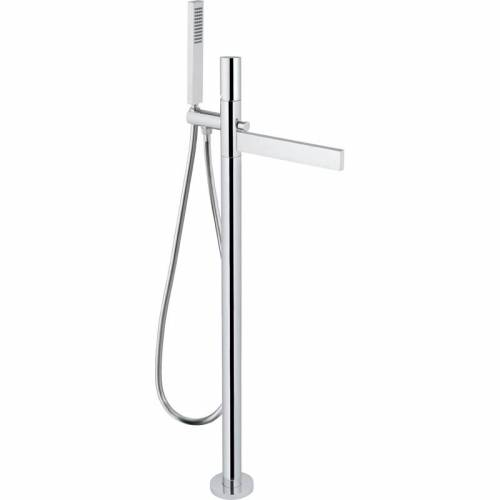 Cyclo Floor Standing Bath Filler Tap with Shower Handset