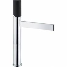 Cyclo Tall Basin Monobloc Mixer Tap - Black & Chrome