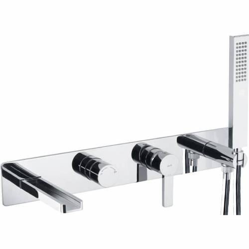 Modo Wall Mounted Bath Shower Mixer with Shower Handset