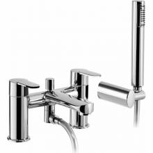 Vedo Deck Mounted Bath Shower Mixer Tap with Shower Handset