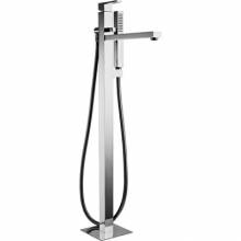 Iso Floor Standing Bath Filler Tap with Shower Handset