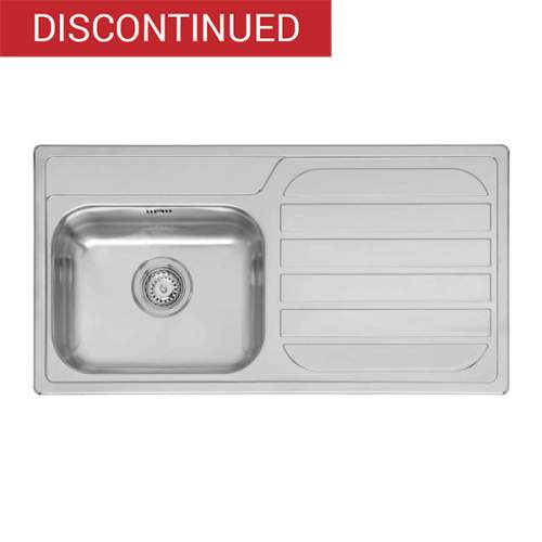 DUKE 10BA Single Bowl Kitchen Sink and Drainer