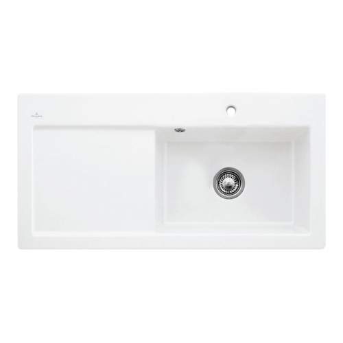 SUBWAY 60 XL Single Bowl Kitchen Sink - Ceramic Line