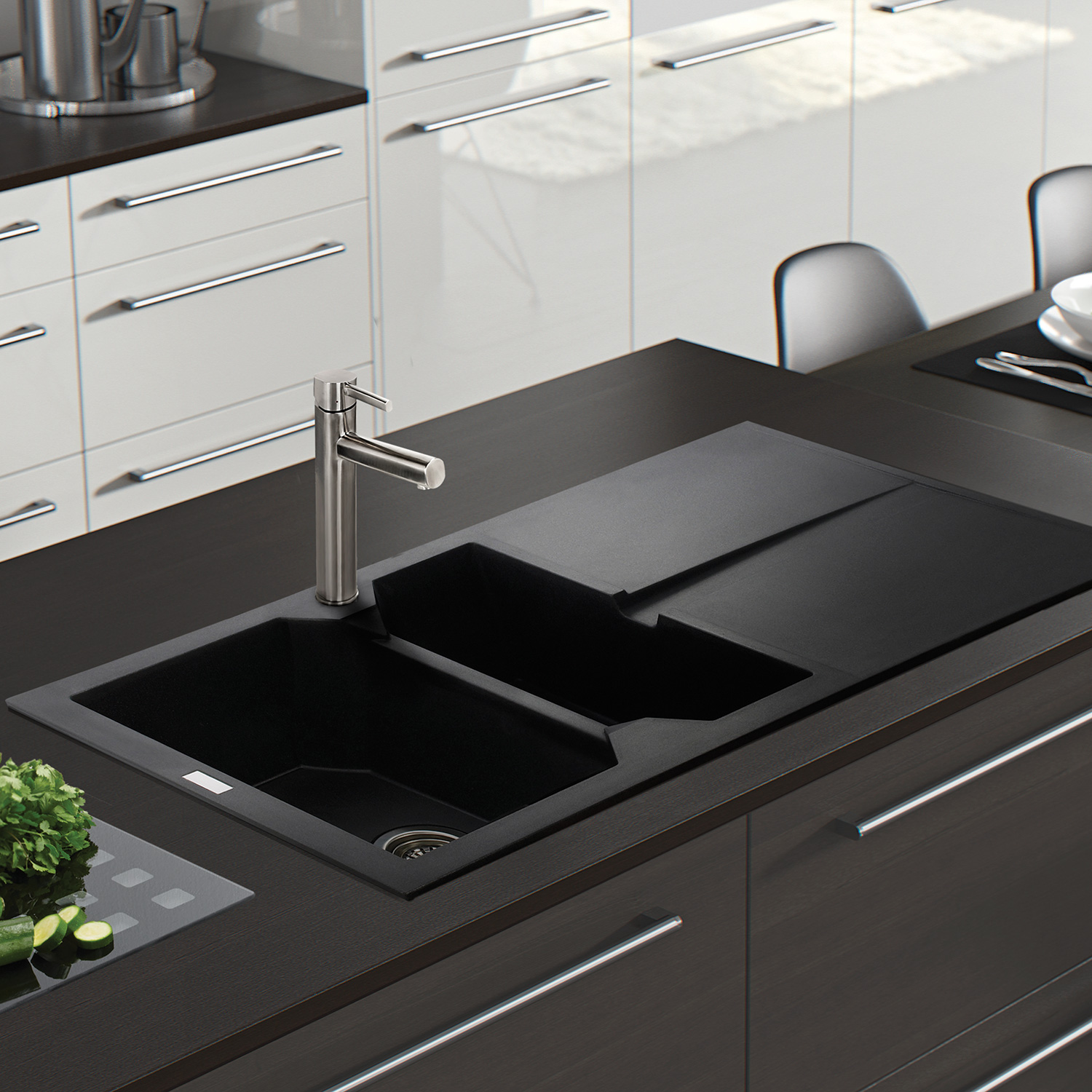 Astracast RAZOR 1 5 ROK Granite Kitchen Sink Sinks Taps com Astracast RAZOR 1 5 ROK Granite Kitchen Sink Sinks Taps com