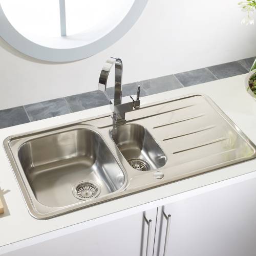 TOPAZ 1.5 Stainless Steel Kitchen Sink with FREE ACCESSORIES