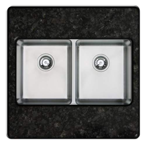 ORBIT 02 Double Bowl Undermount Kitchen Sink