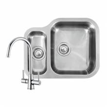 ALASKA 1.5 Bowl Kitchen Sink and FREE Thames Tap