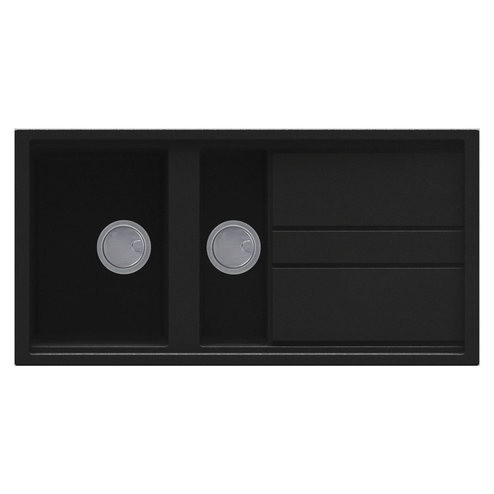 Reginox Best 475 1.5 Bowl Black Granite Sink