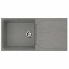 Ego 480 Large Bowl Inset Granite Kitchen Sink - Grey