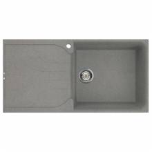 Ego 480 Large Bowl Inset Granite Kitchen Sink - Grey