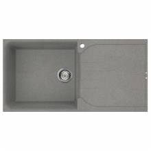 Ego 480 Large Bowl Inset Granite Kitchen Sink - Grey