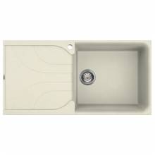 Ego 480 Large Bowl Inset Granite Kitchen Sink - Cream