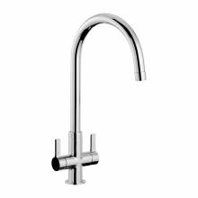 Cigno Twin Lever Monobloc Tap