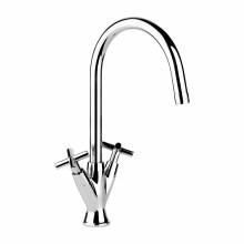 Torce Twin Crosshead Lever Monobloc Kitchen Tap