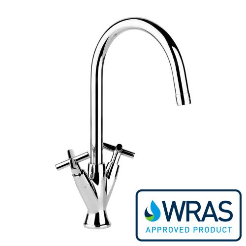 Torce Twin Crosshead Lever Monobloc Kitchen Tap