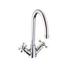 VARETELLO Traditional Kitchen Mixer Tap With Crosshead Levers