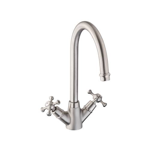 VARETELLO Traditional Kitchen Mixer Tap With Crosshead Levers