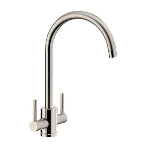 Semplice Twin Lever Monobloc Kitchen Tap