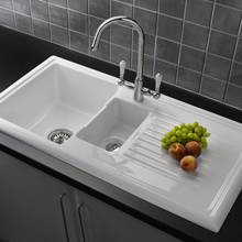 Reginox RL301 1.5 Bowl Ceramic Kitchen Sink