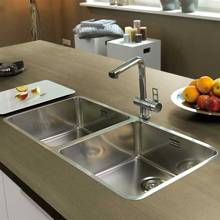 Reginox 40x40+40x40 Double Bowl Stainless Steel Kitchen Sink