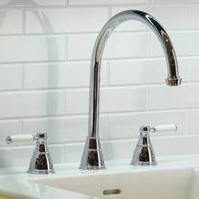 Abode Astbury Three Tap Hole Mixer Kitchen Tap