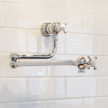 Perrin & Rowe Wall Mounted Pot Filler Kitchen Tap