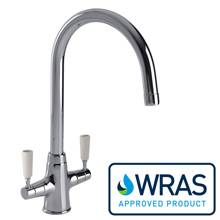 Bluci Nenbro Twin Lever Monobloc WRAS Approved Kitchen Tap