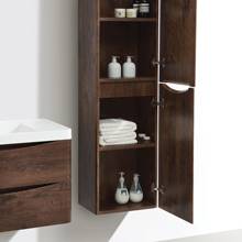 Aquabro Bali Chestnut Wall Mounted Storage Cabinet