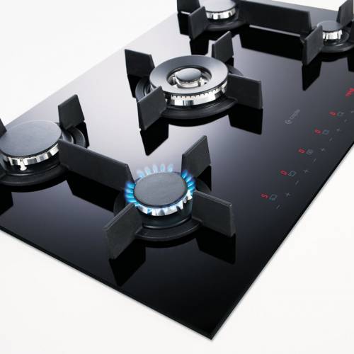 Caple C981G SENSE 79cm Gas on Glass Touch Control Hob