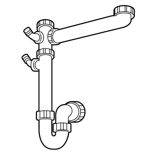 Franke Lira 1 - Spazio Plumbing Kit