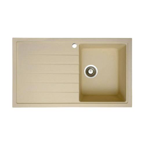 Bluci PIAZZA 1.0 Compact Granite Kitchen Sink in Cream