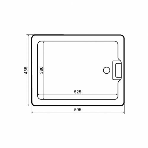 Bluci Vecchio-G8 Belfast Kitchen Sink with Wier Overflow Dimensions