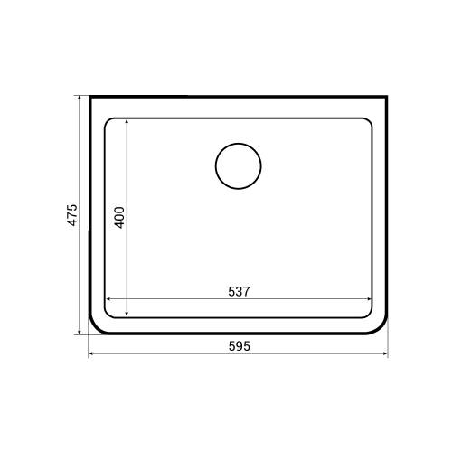 Bluci Vecchio-G92 Belfast Kitchen Sink Dimensions