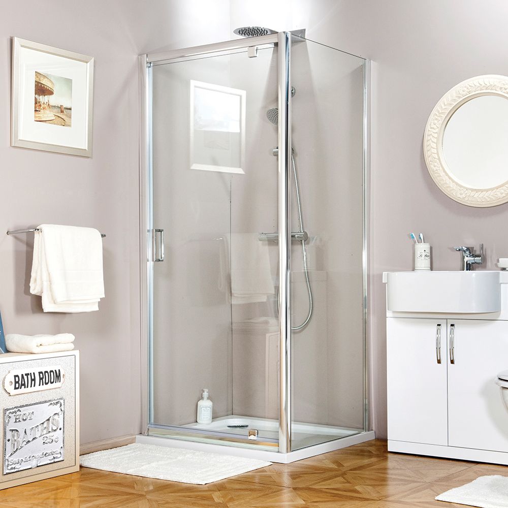 Aquabro 700 Adjustable Shower Pivot Door